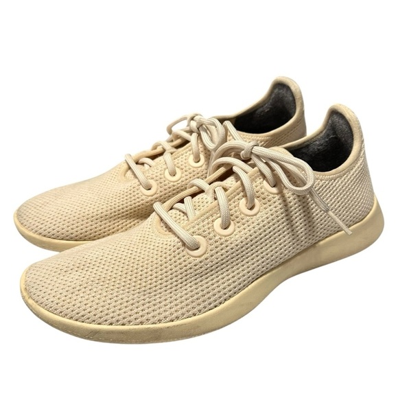 Allbirds‎ Tree Runners Women's 11 Cream Lightweight Walking Sneaker Shoes - Picture 1 of 8
